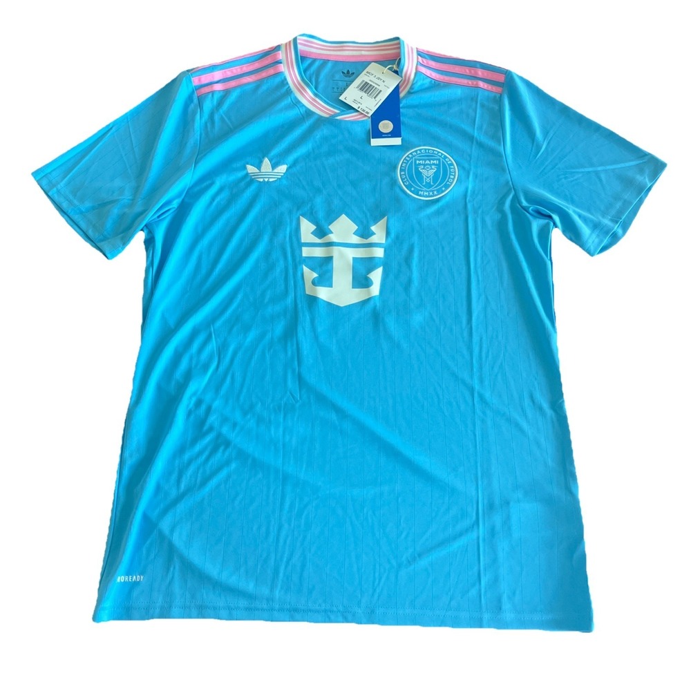 Lionel Messi #10 Inter Miami CF Adidas Originals Jersey Blue MLS‎ Men's Large L